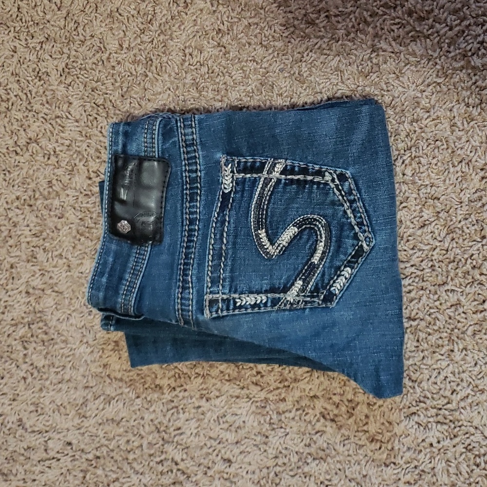 Silver jeans